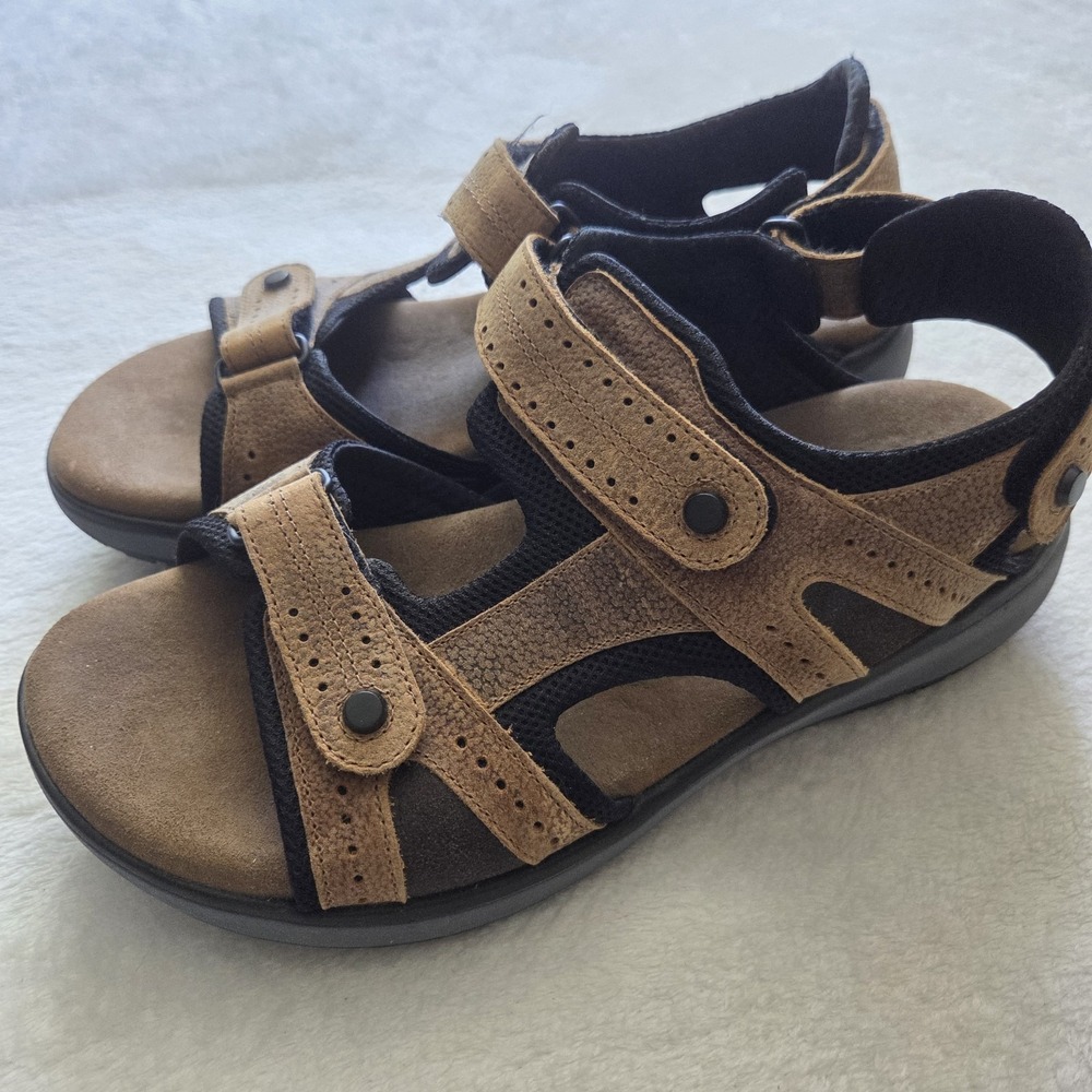 SAS Maverick Stampede Men's Size 10W Hook And Loop Sandals